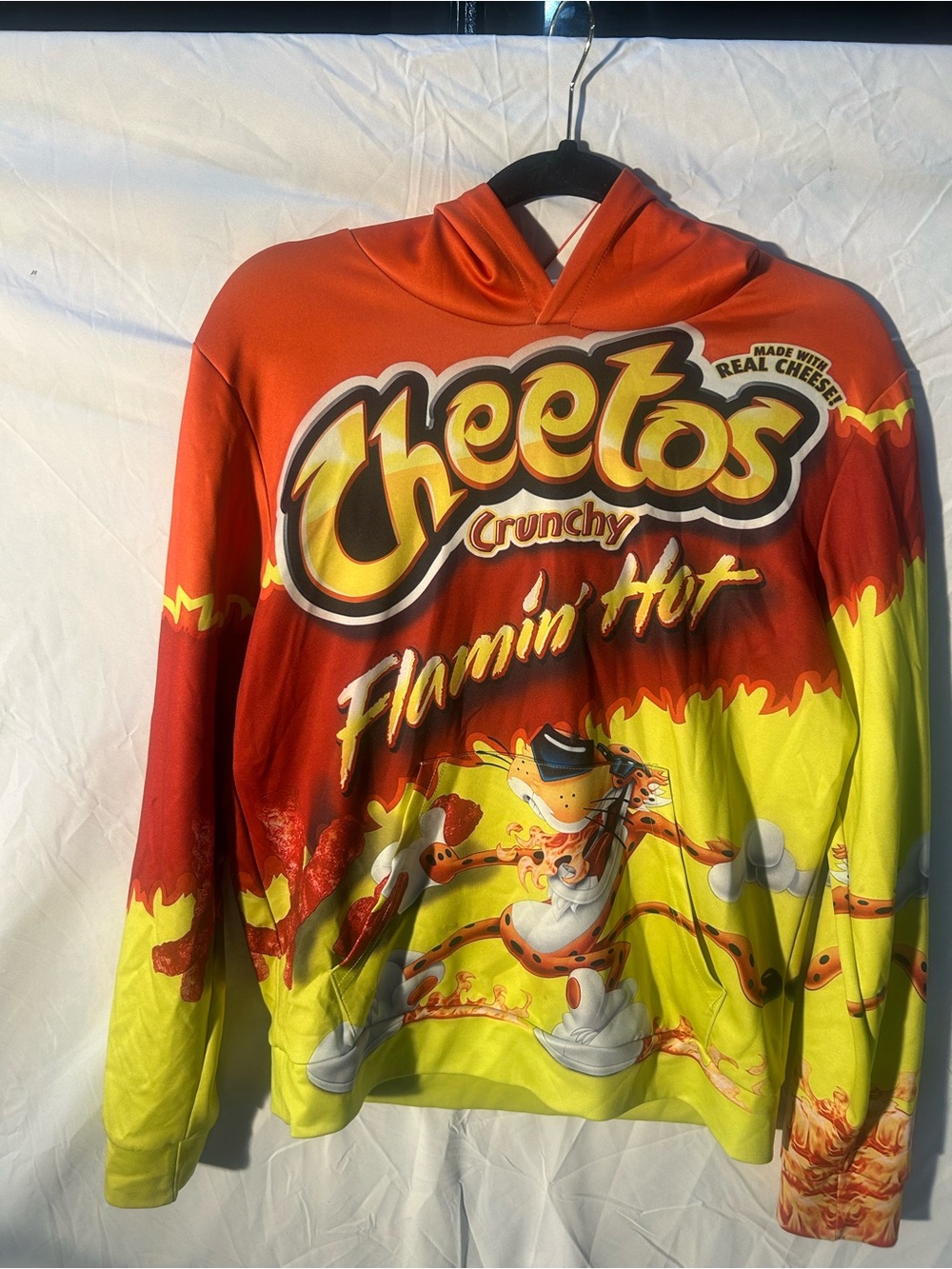 Flamin' Hot Crewneck Sweater - Red/Yellow